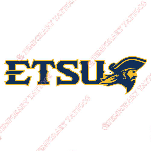 ETSU Buccaneers Customize Temporary Tattoos Stickers NO.4347